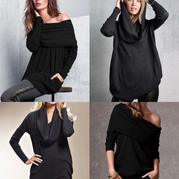 Victoria's Secret Sweaters - Victoria's Secret Multi Way Tunic Sweater HW5088